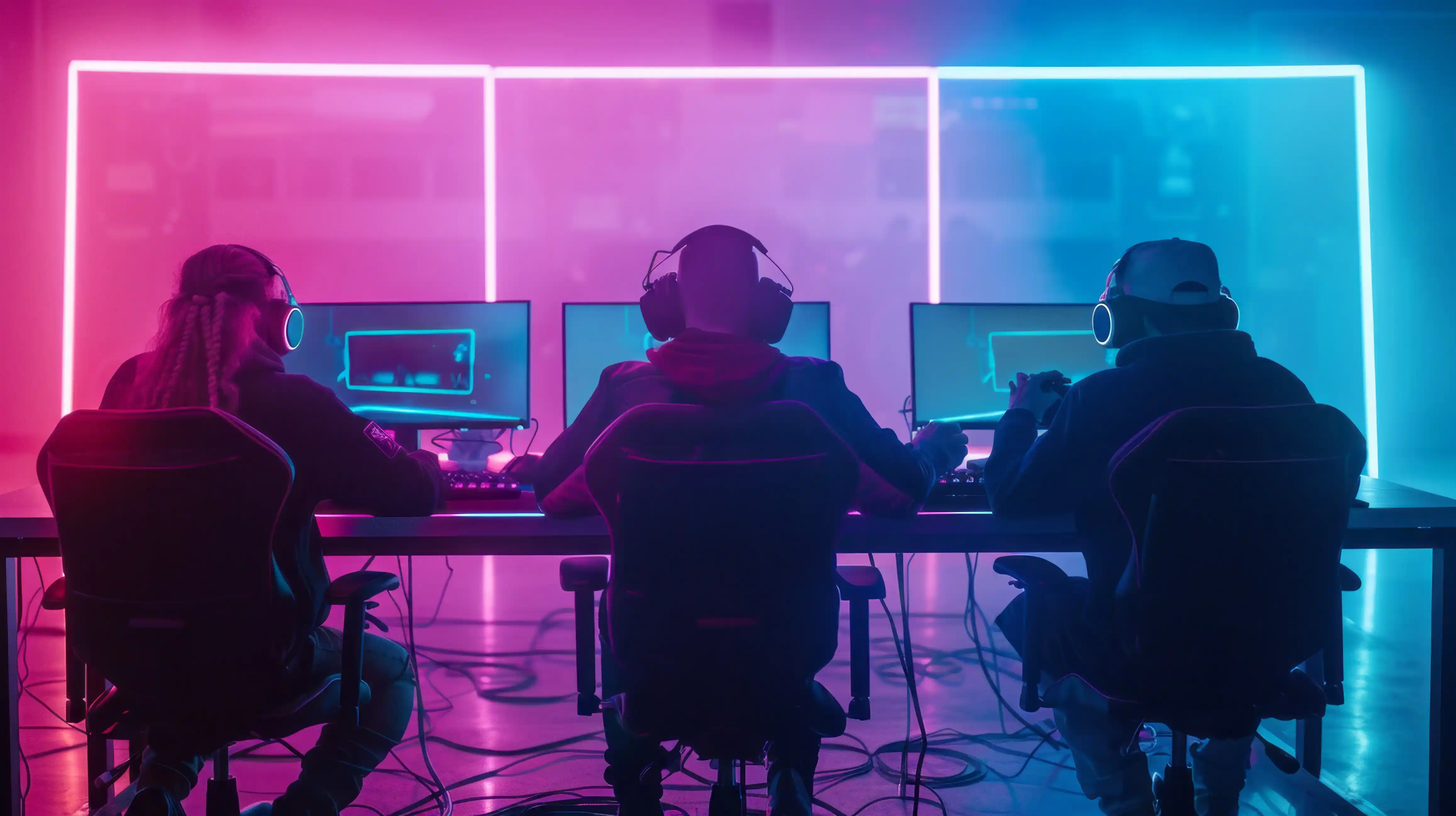 Gaming setups at Centr IXhub